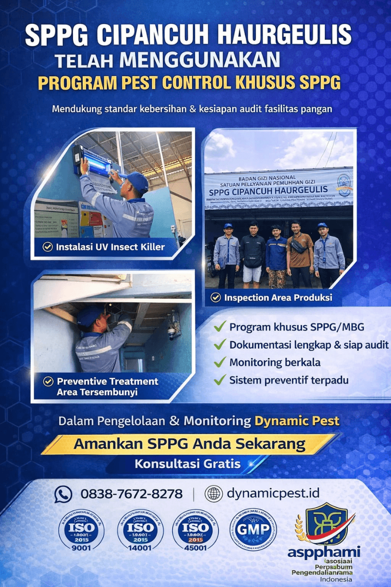 Pest control dapur sppg